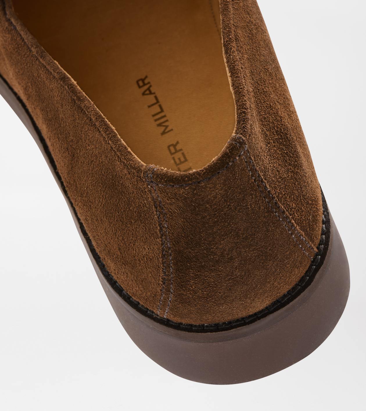 Madison Suede Penny Loafer in WALNUT - Alternate Image 5