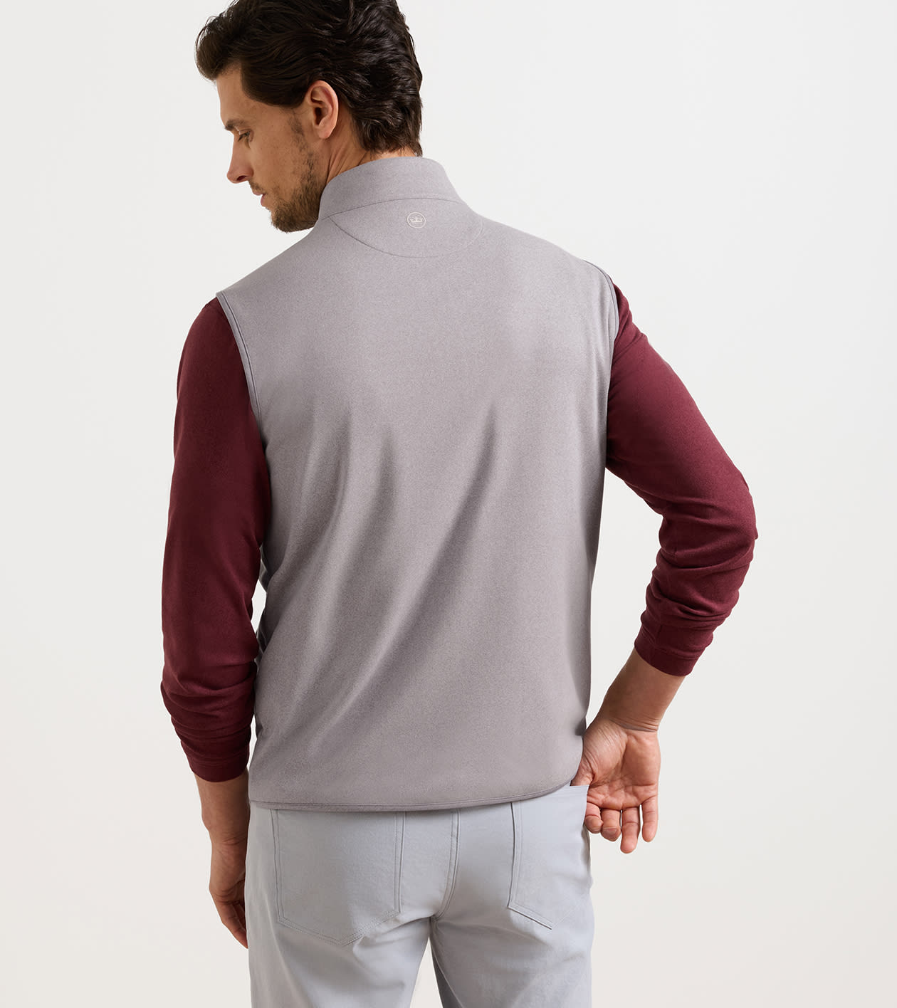 Ardent Air Performance Full-Zip Vest in Gale Grey - Alternate Image 1