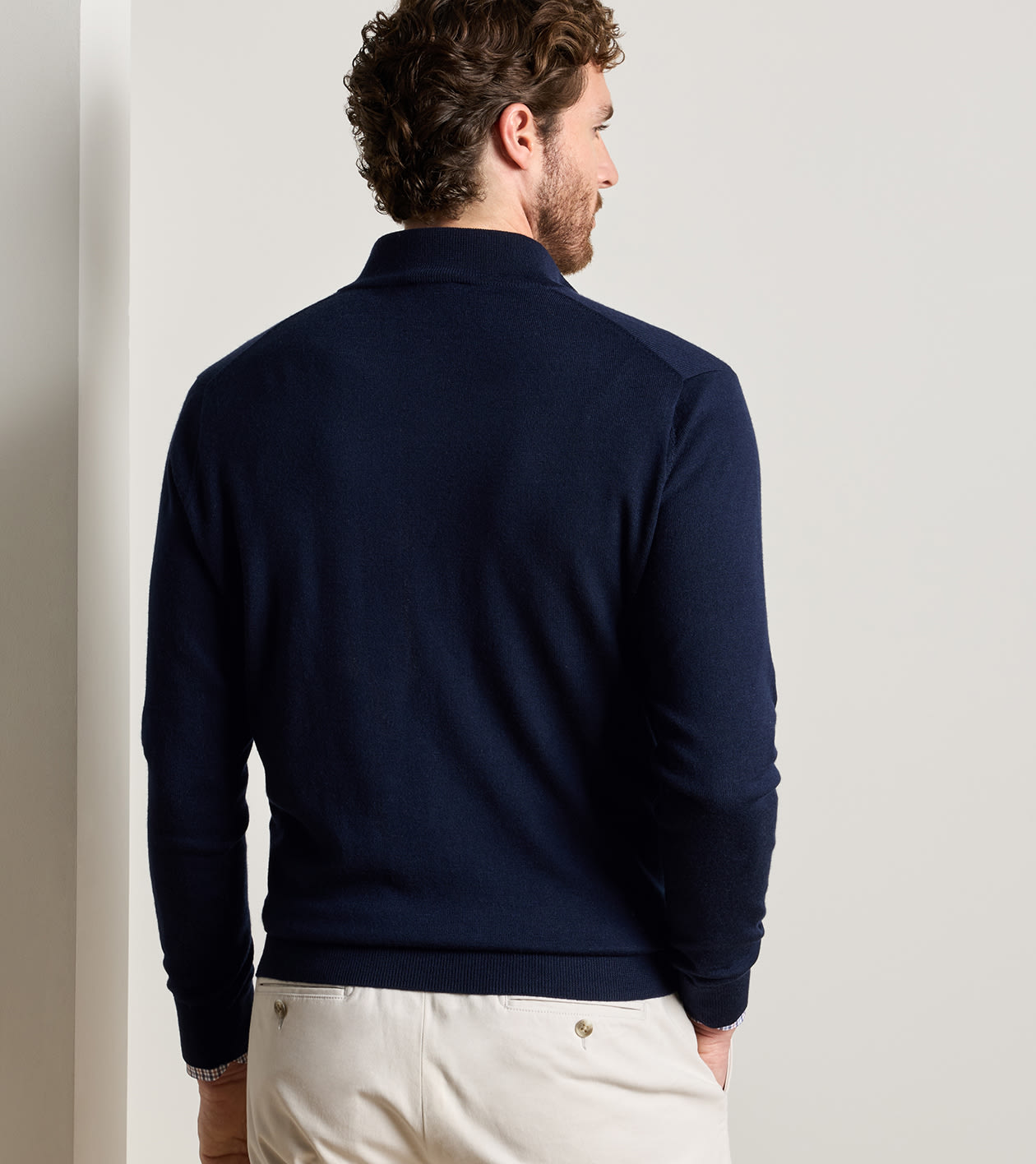 Autumn Crest Quarter-Zip in Navy - Alternate Image 2