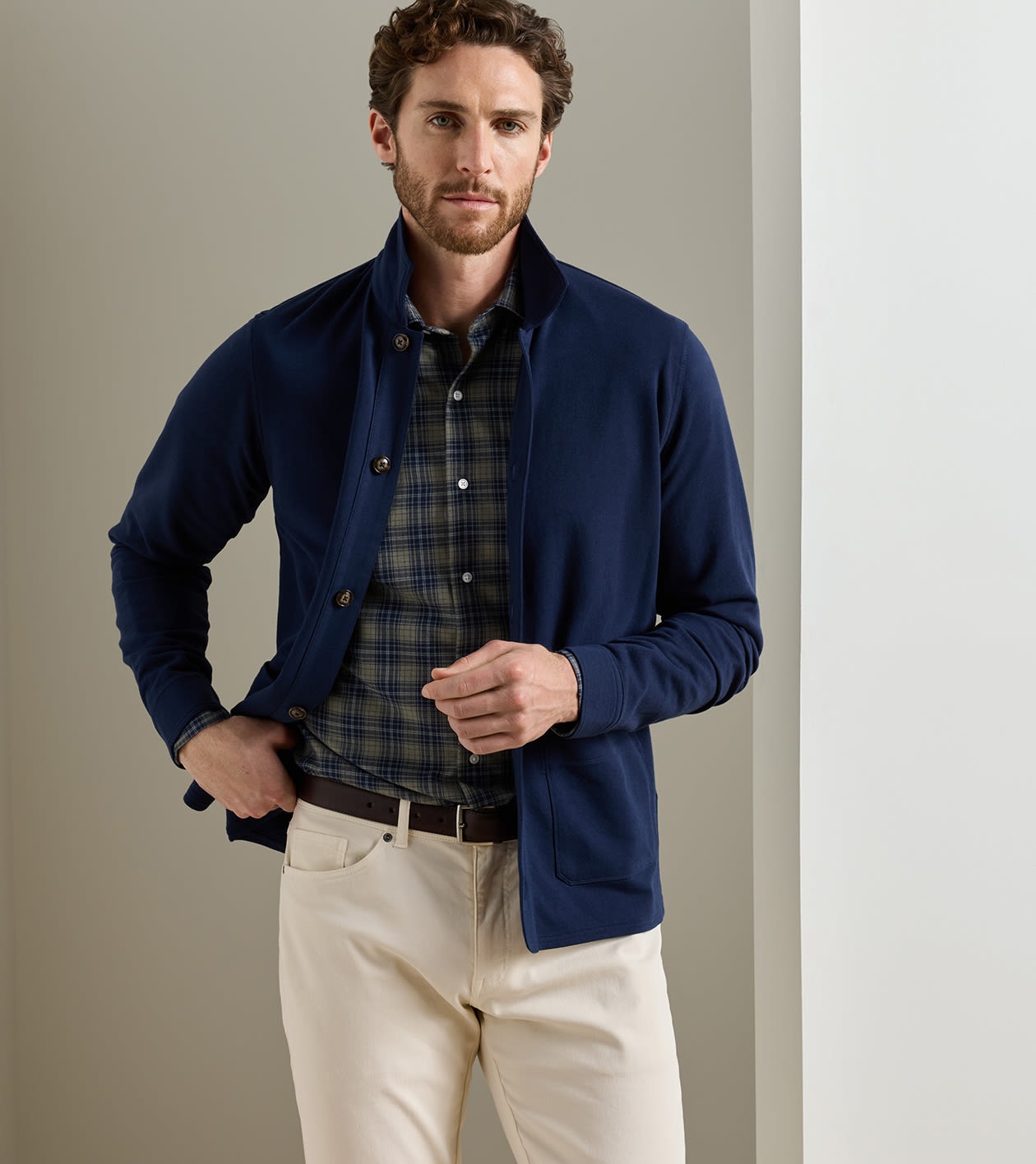Oasis Chore Coat in Navy - Alternate Image 3