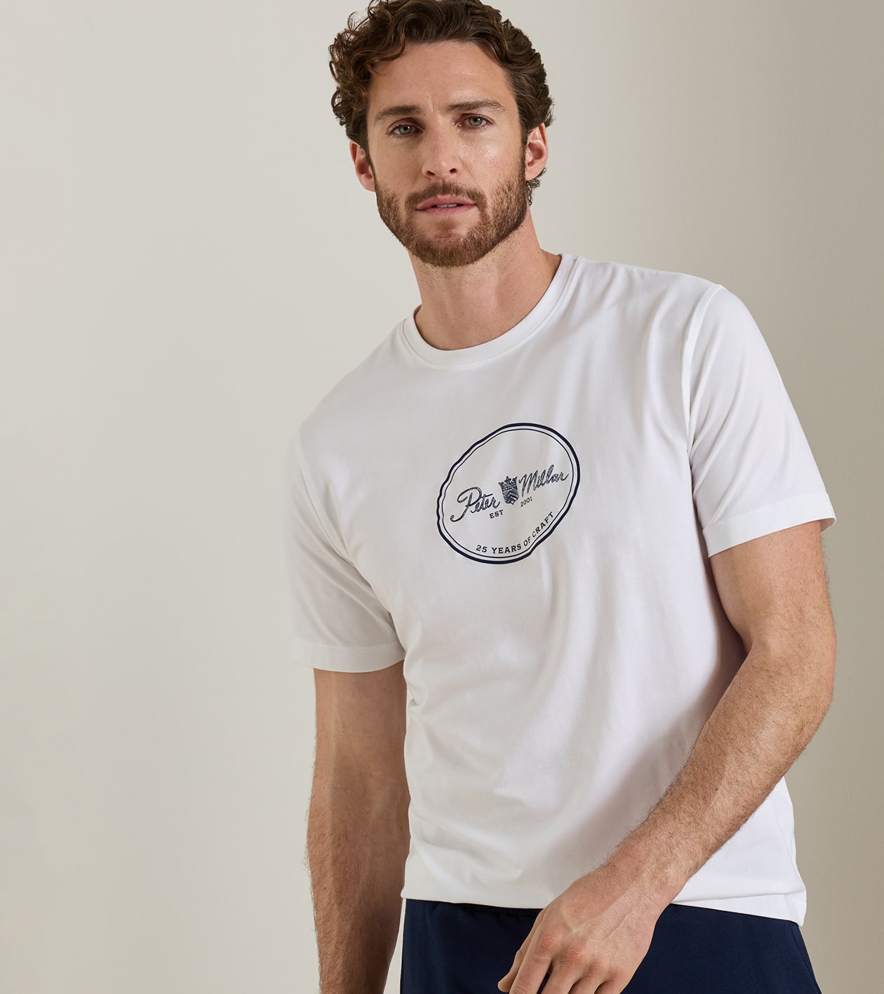 25th Anniversary T-Shirt in White - Alternate Image 1