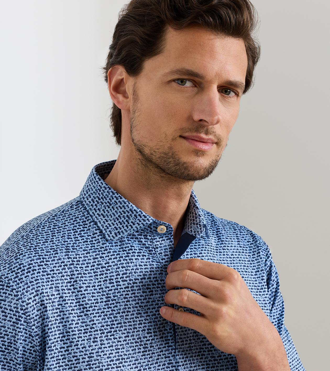 Off-Road Performance Jersey Polo in LAKESIDE - Alternate Image 4