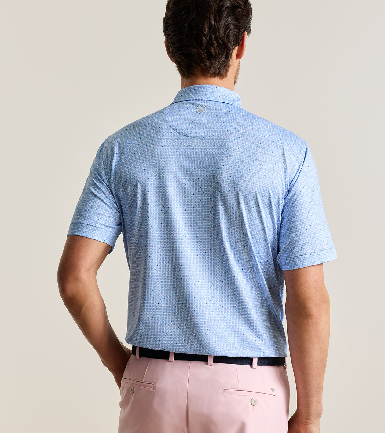 Rivington Performance Jersey Polo in Estate Blue - Alternate Image 2