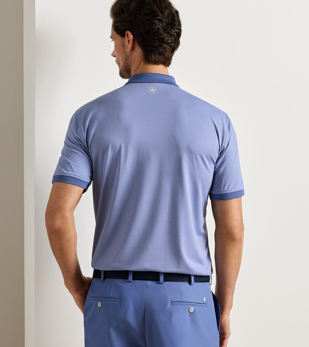 Holden Performance Jersey Polo in BALI BLUE - Alternate Image 2