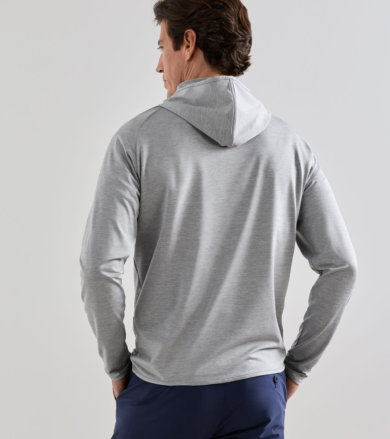 Stealth Performance Hoodie in Gale Grey - Alternate Image 2