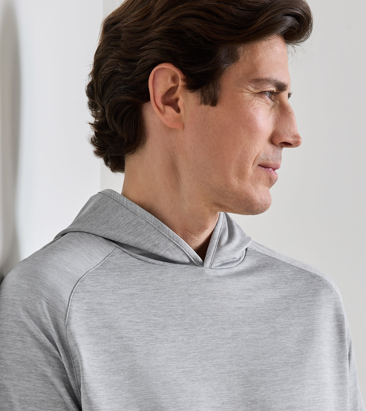Stealth Performance Hoodie in Gale Grey - Alternate Image 3