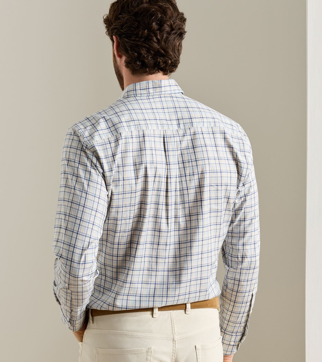 Wyatt Crown Soft Twill Sport Shirt in Multi - Alternate Image 2