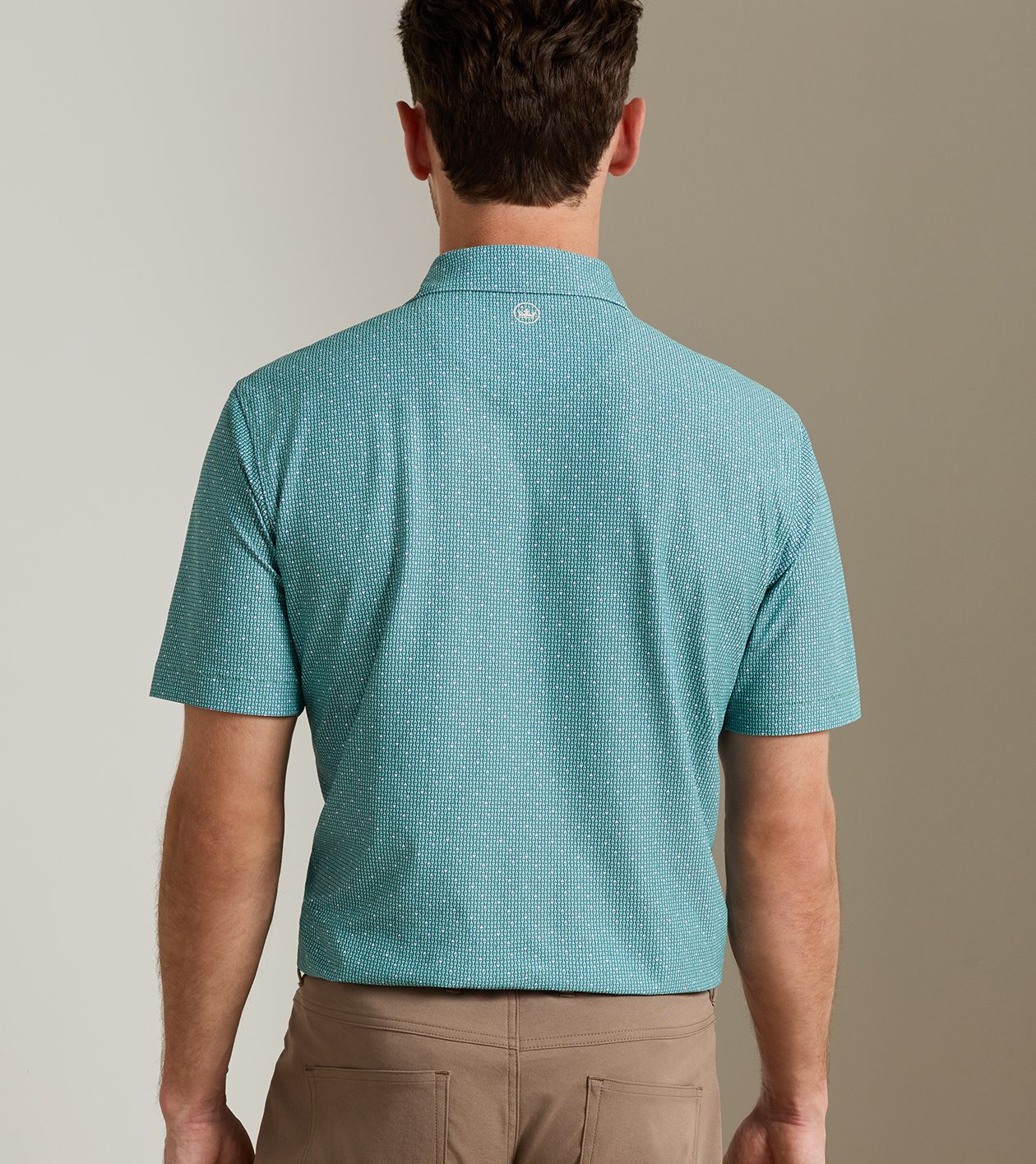Dirty Martini Performance Mesh Polo in FRESH MINT - Alternate Image 2