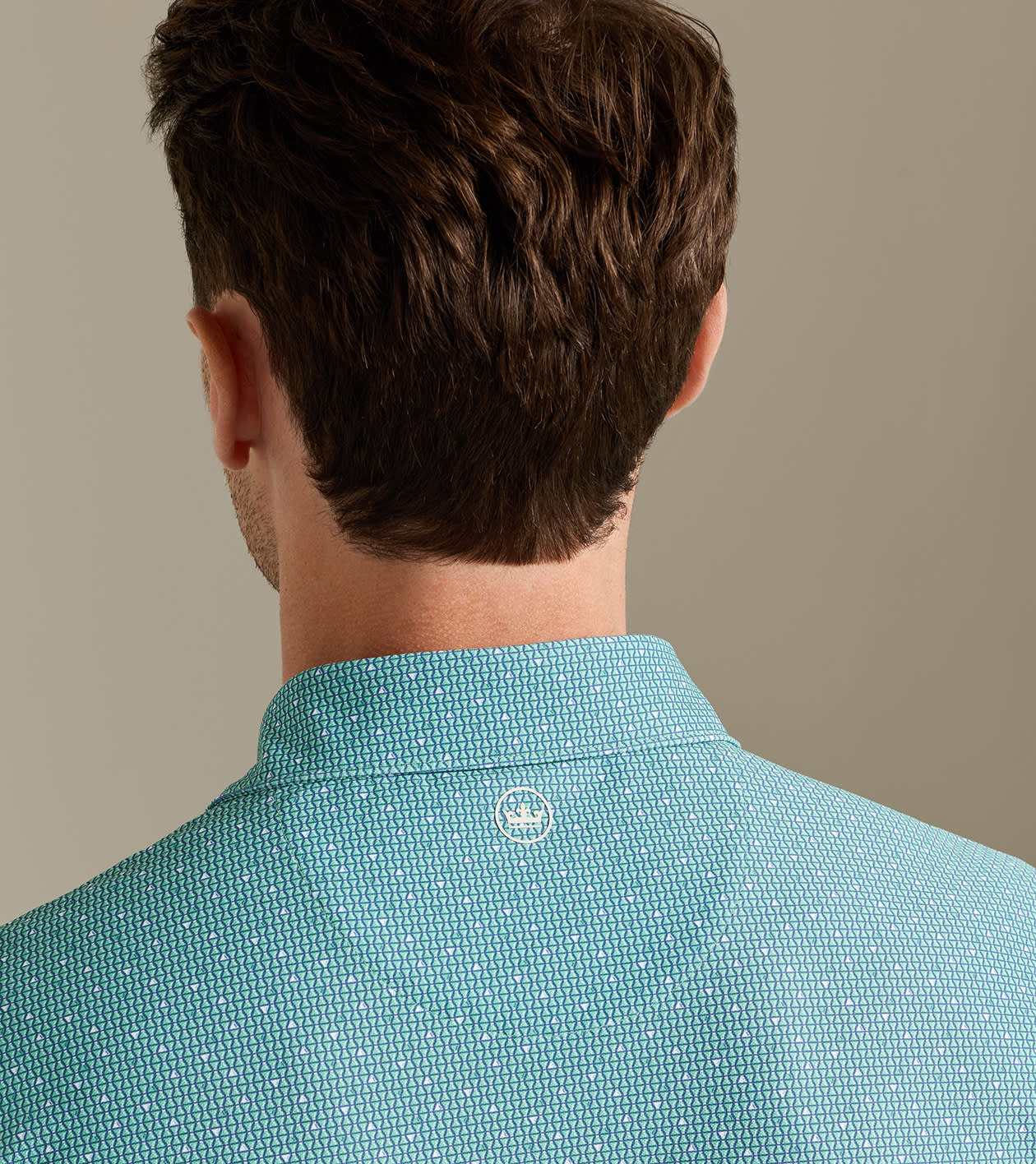 Dirty Martini Performance Mesh Polo in FRESH MINT - Alternate Image 3