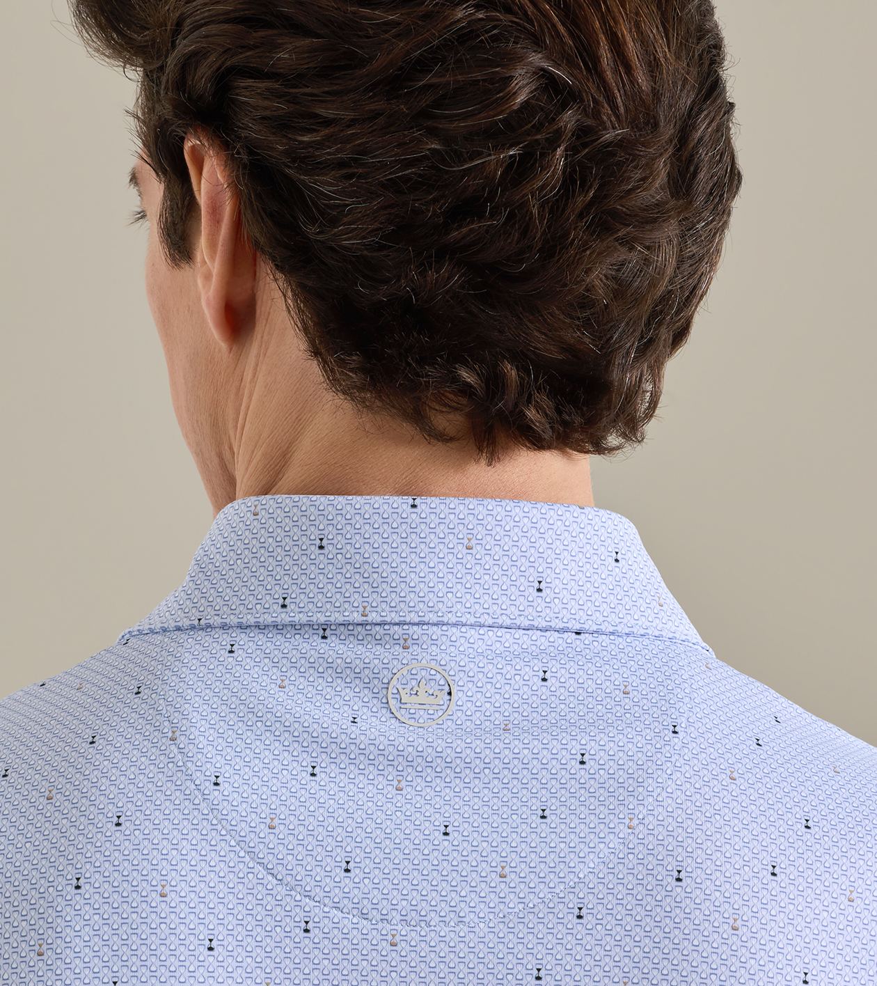 Sands Of Time Performance Jersey Polo in ALICE BLUE - Alternate Image 3