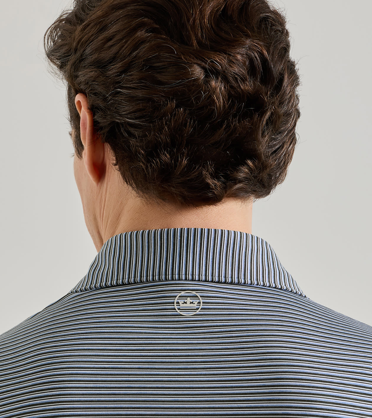 Timbre Performance Jersey Polo in Dark Olive - Alternate Image 3