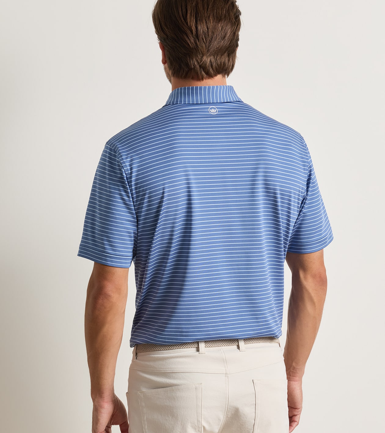 Oaks Performance Jersey Polo in BALI BLUE - Alternate Image 2