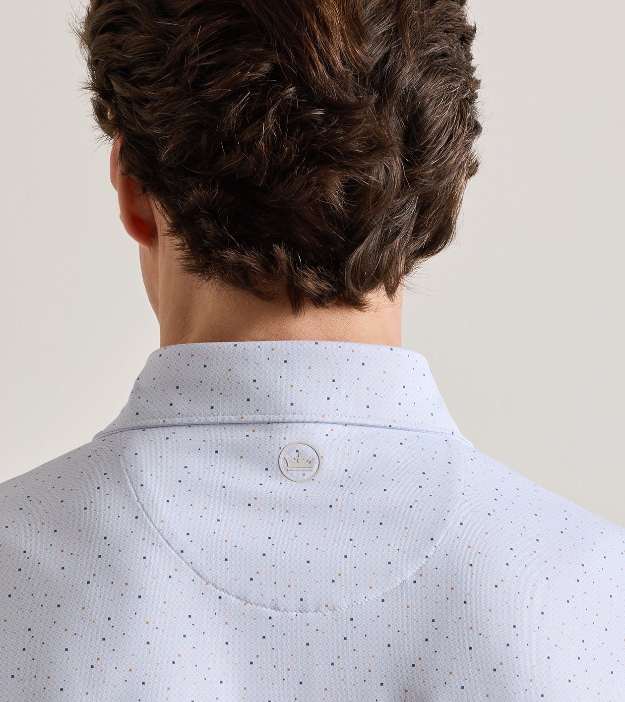 Campania Performance Jersey Polo in White - Alternate Image 3