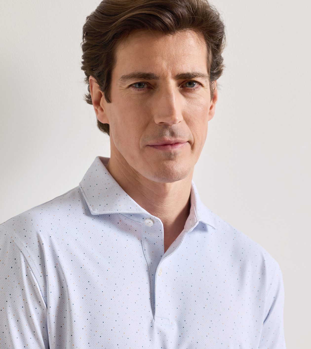 Campania Performance Jersey Polo in White - Alternate Image 4