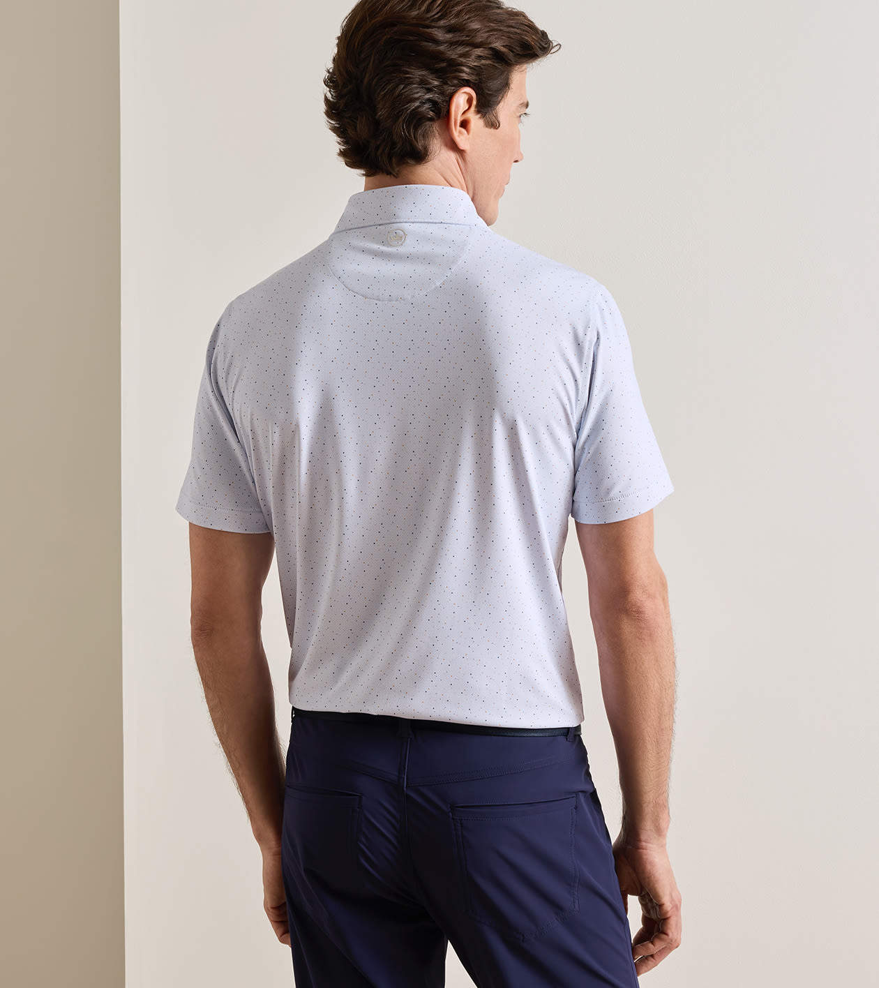Campania Performance Jersey Polo in White - Alternate Image 2