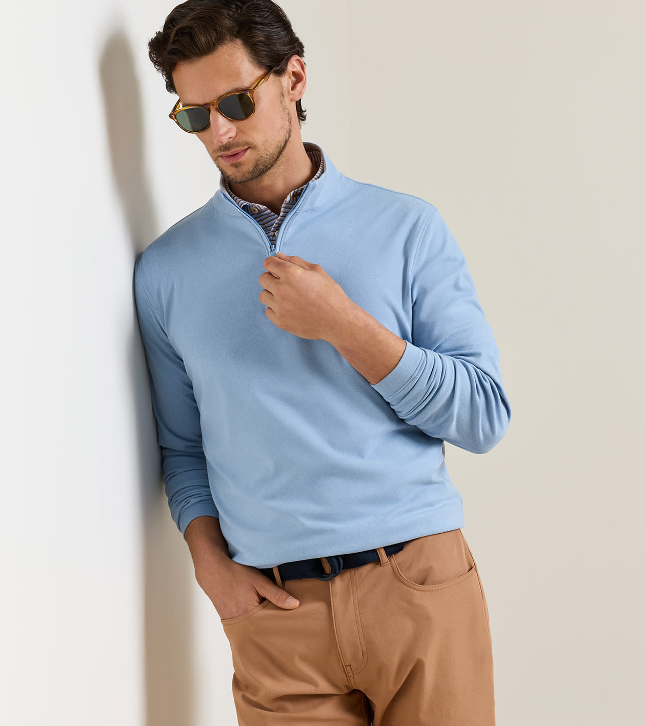 Ardent Air Performance Quarter-Zip in LAKESIDE - Alternate Image 1