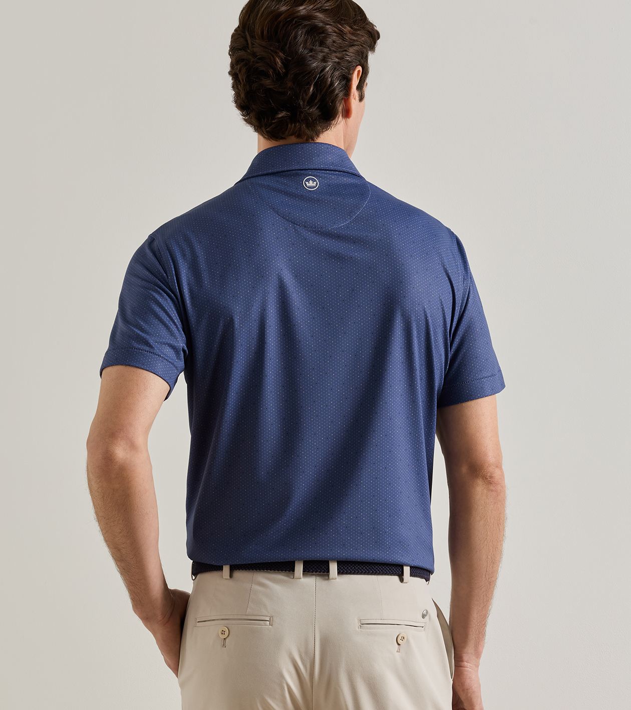 Tenuto Performance Jersey Polo in CADET - Alternate Image 2
