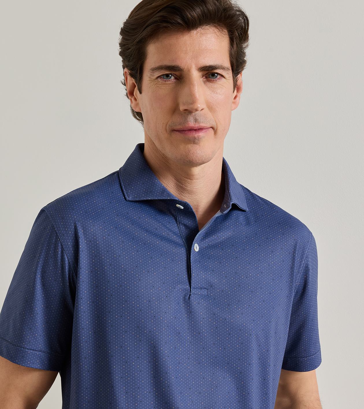 Tenuto Performance Jersey Polo in CADET - Alternate Image 4