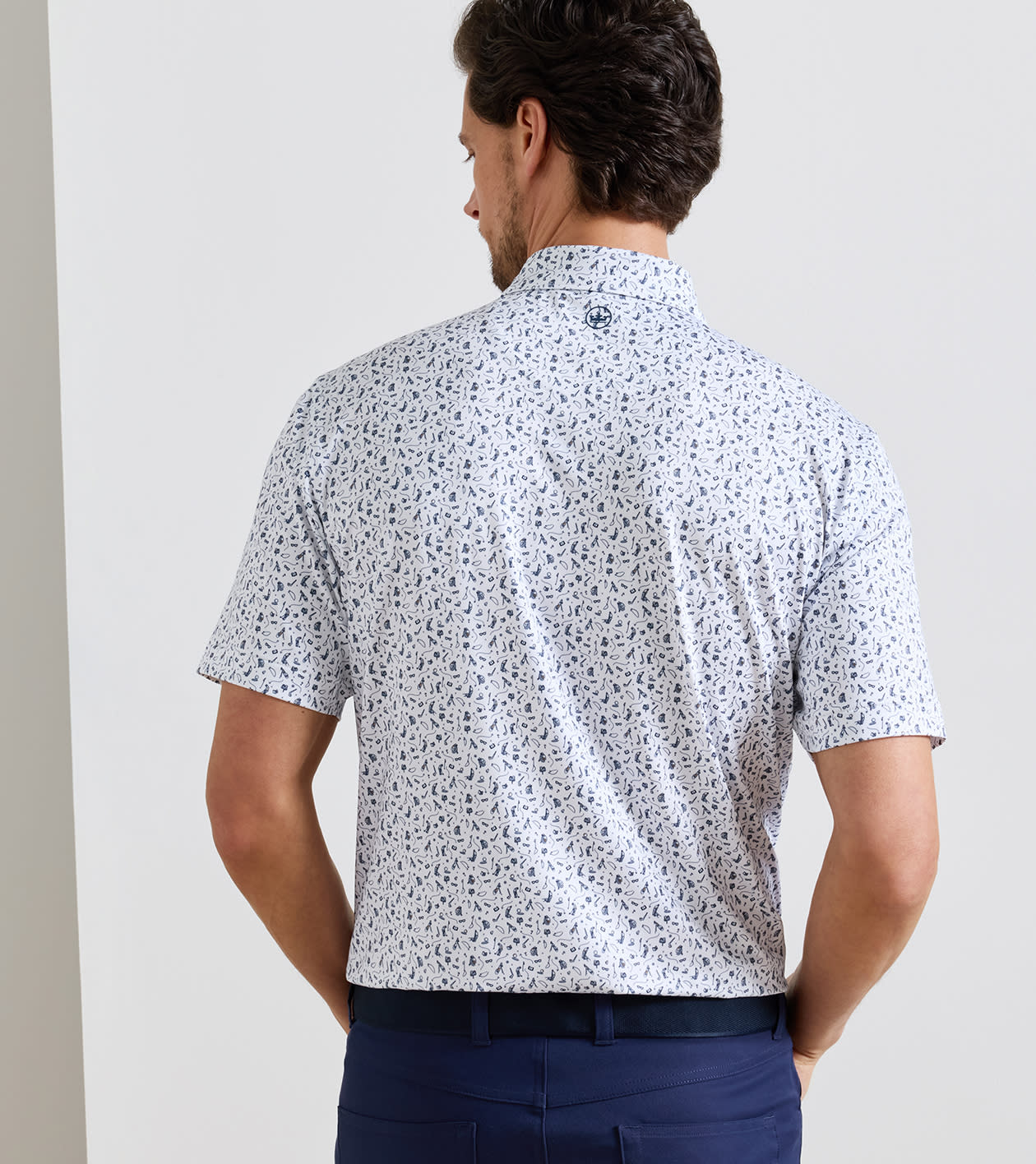 Read The Putt Performance Jersey Polo in White - Alternate Image 2