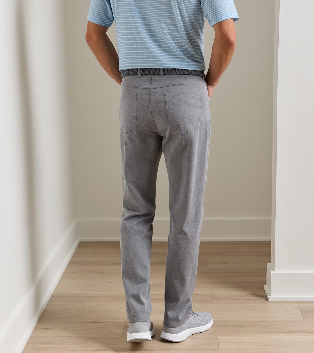 eb66 Melange Performance Five-Pocket Trouser in Smoke - Alternate Image 2