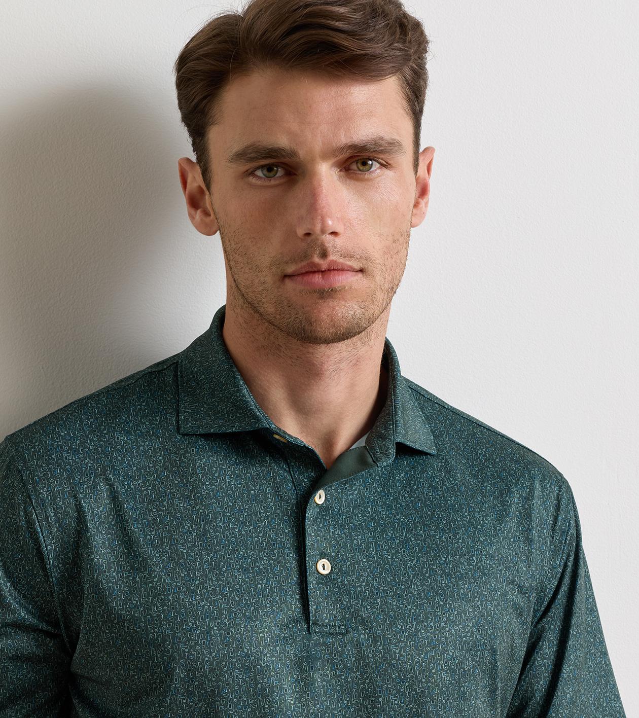 Transfusion Performance Jersey Polo in PINE BROOK - Alternate Image 4