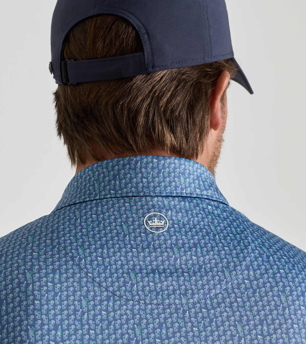 Bloody Mary Bar Performance Jersey Polo in BALI BLUE - Alternate Image 3