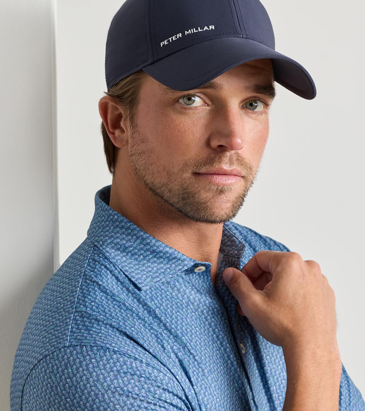 Bloody Mary Bar Performance Jersey Polo in BALI BLUE - Alternate Image 4