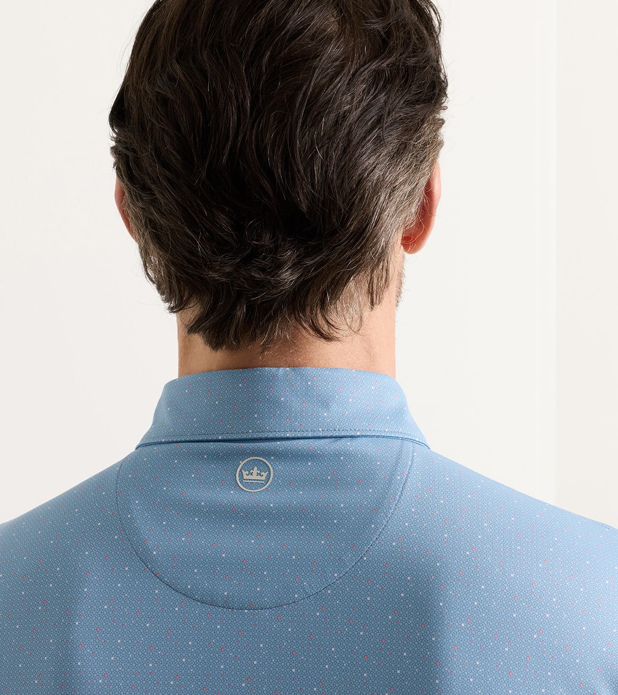 Campania Performance Jersey Polo in WINDY BLUE - Alternate Image 2
