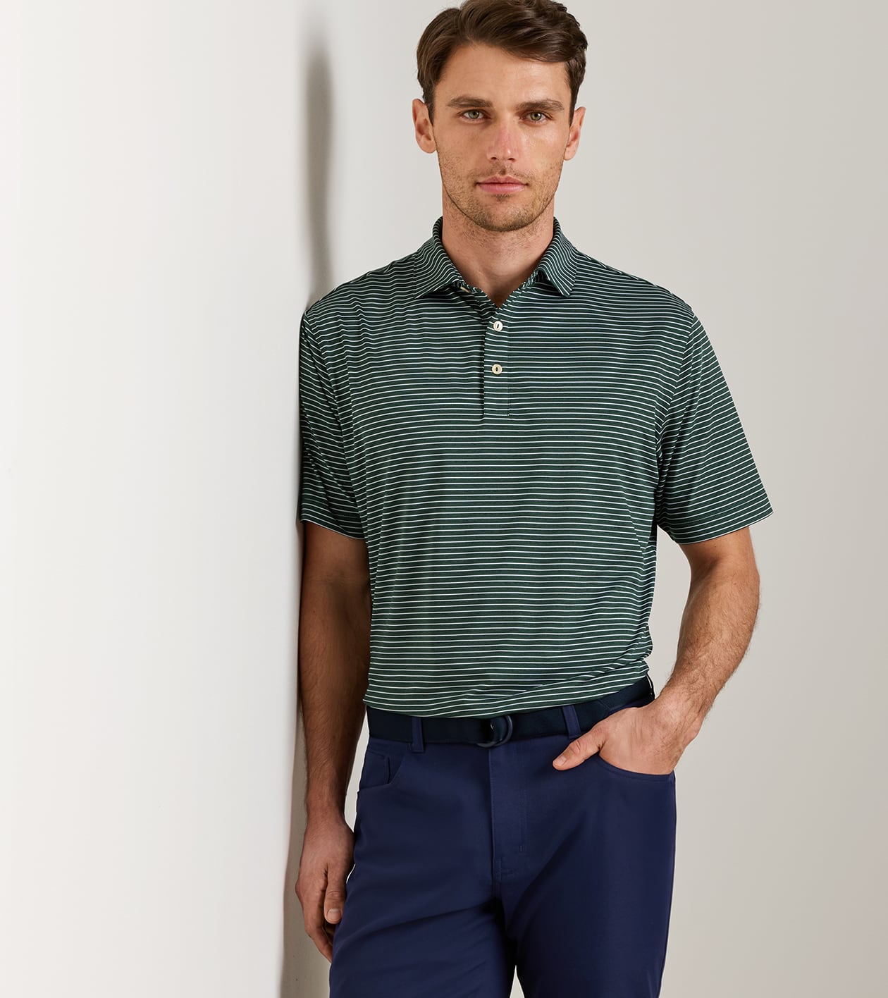 Merion Performance Jersey Polo in PINE BROOK - Alternate Image 1