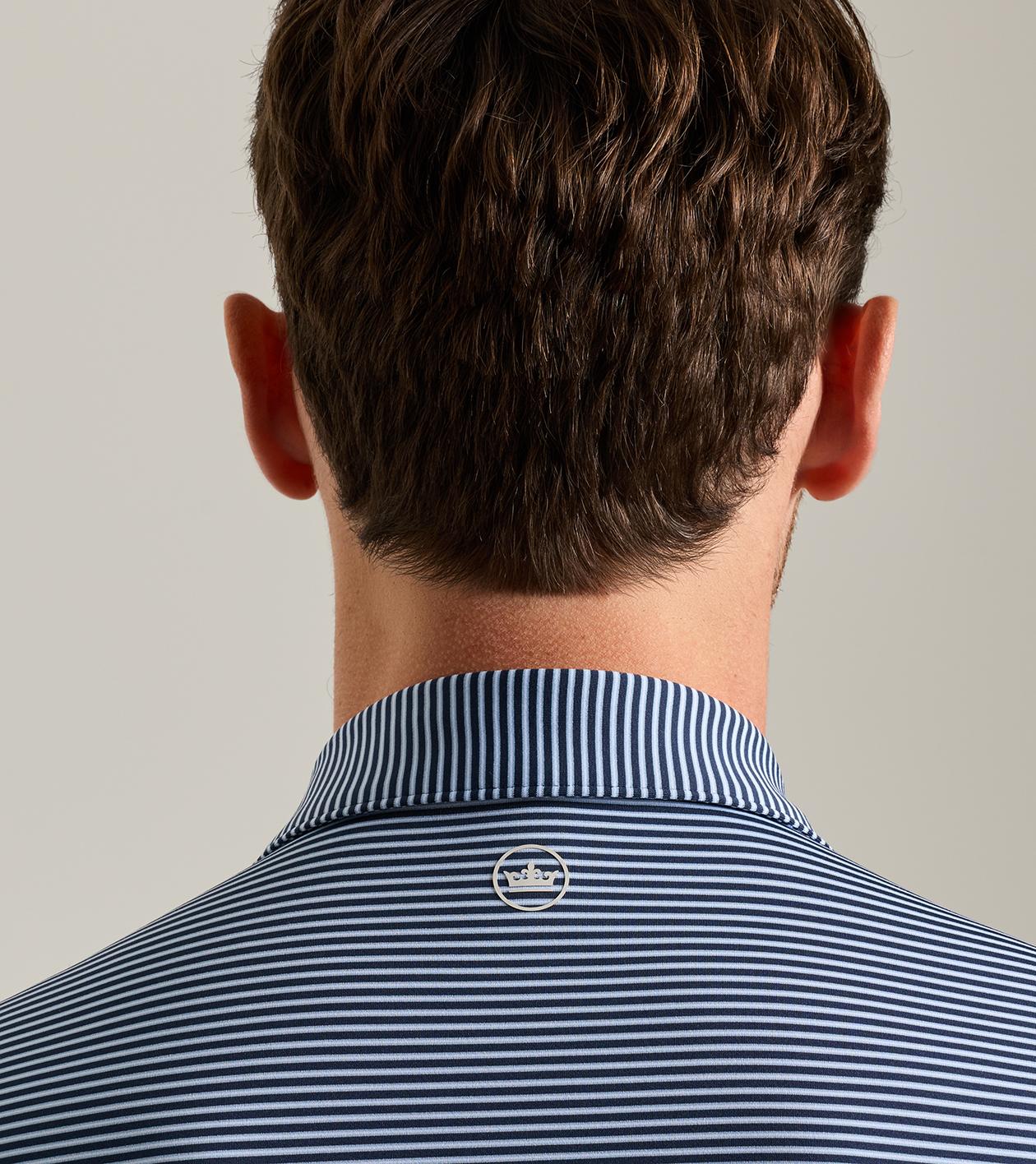 Wynn Performance Jersey Polo in Navy - Alternate Image 3