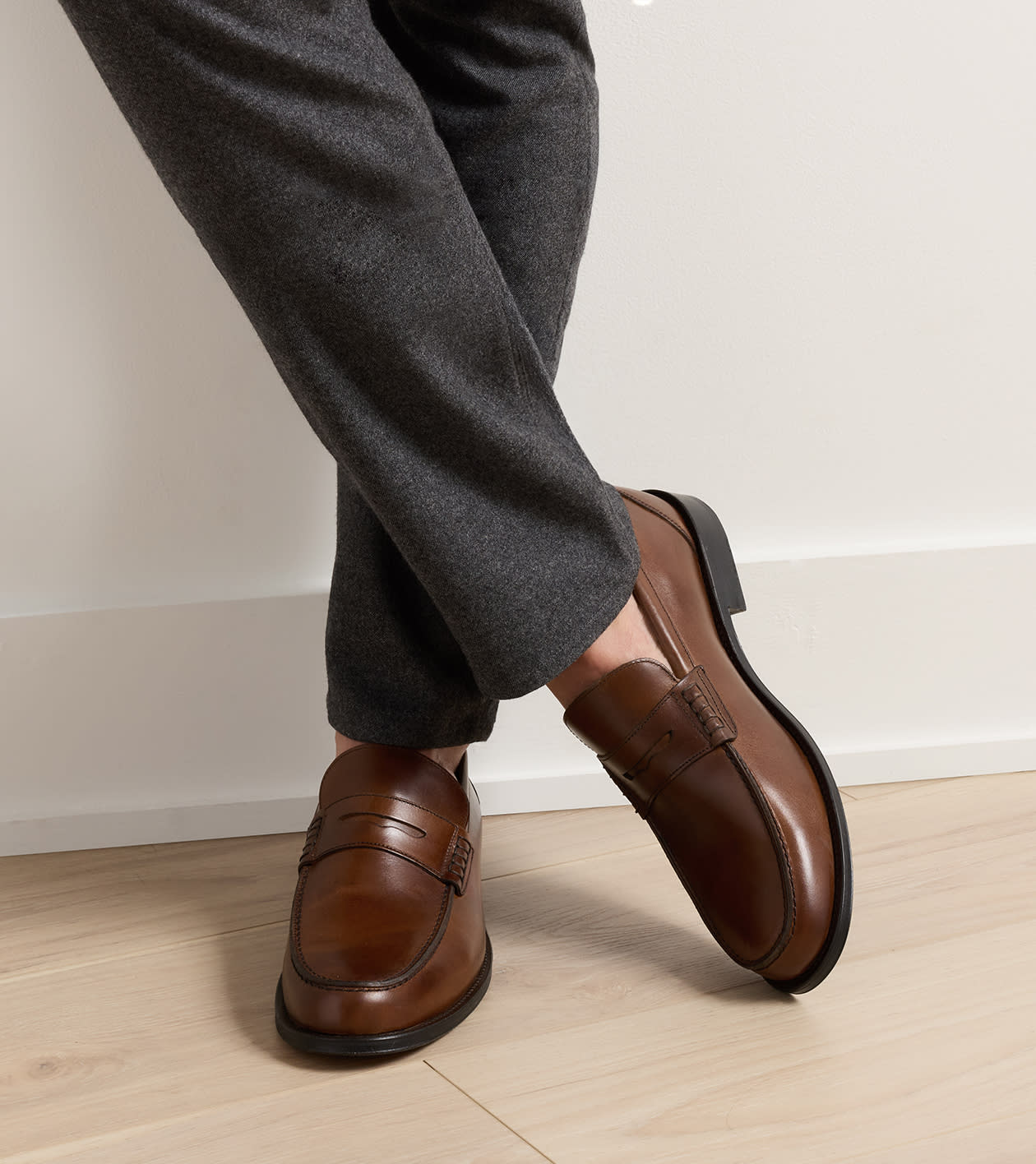Americana Penny Loafer in Whiskey - Alternate Image 1