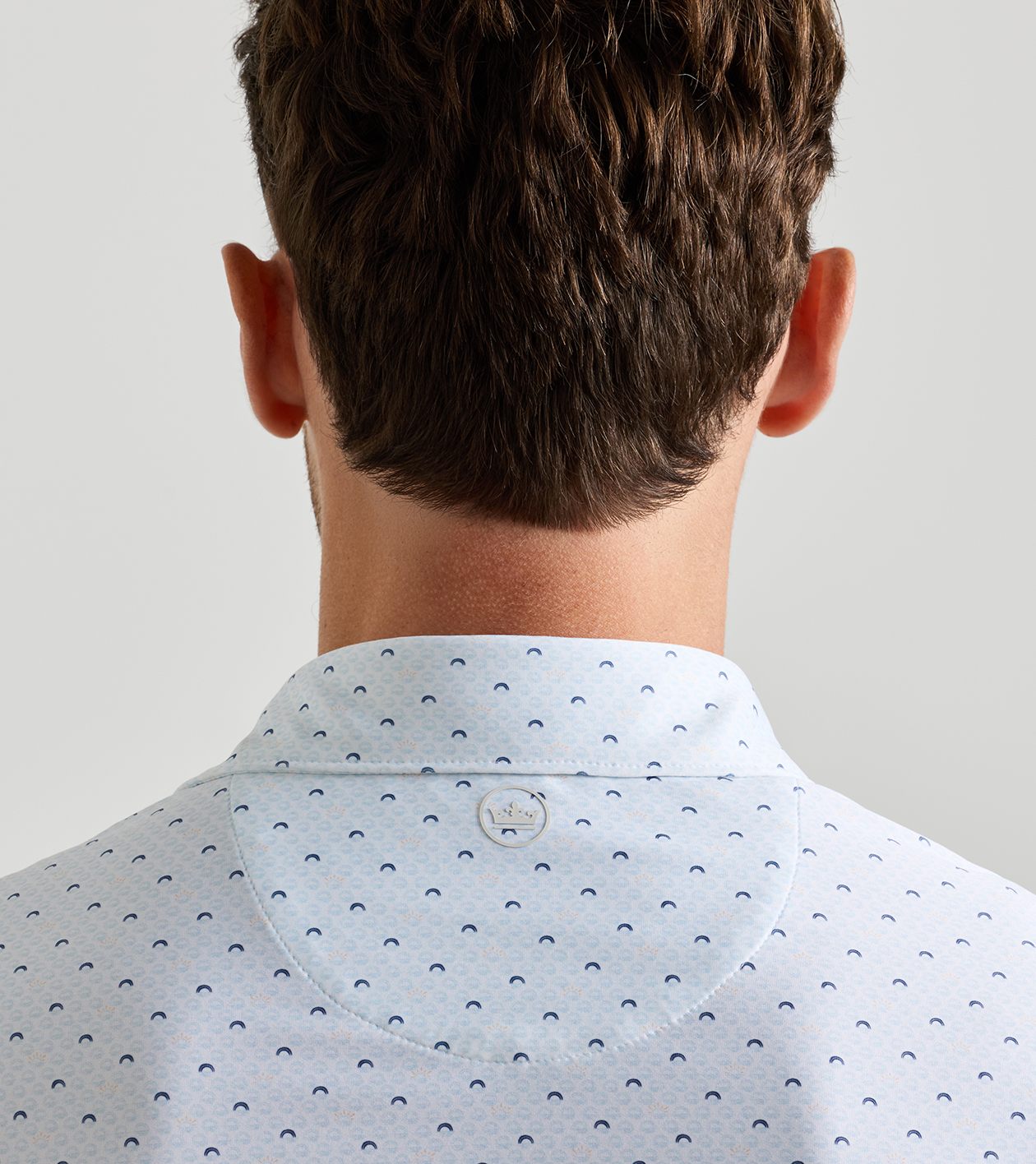 Morning Sky Performance Jersey Polo in White - Alternate Image 3