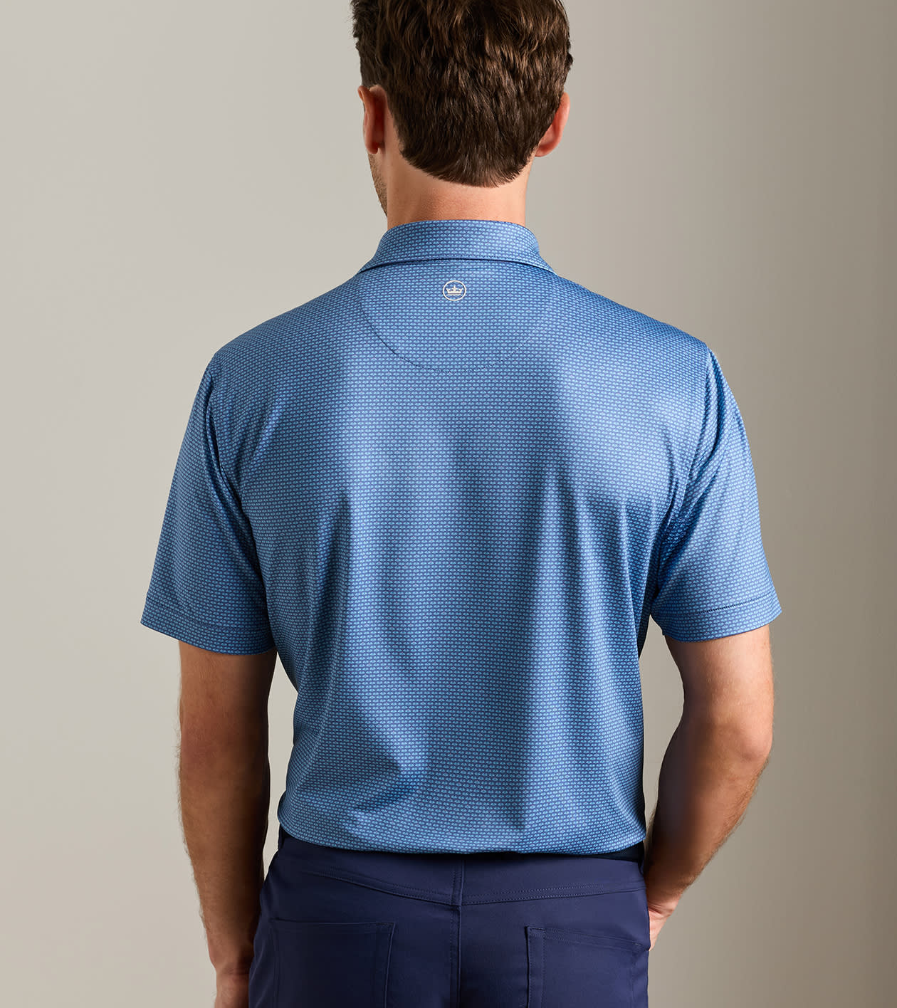 Hague Performance Jersey Polo in BALI BLUE - Alternate Image 2