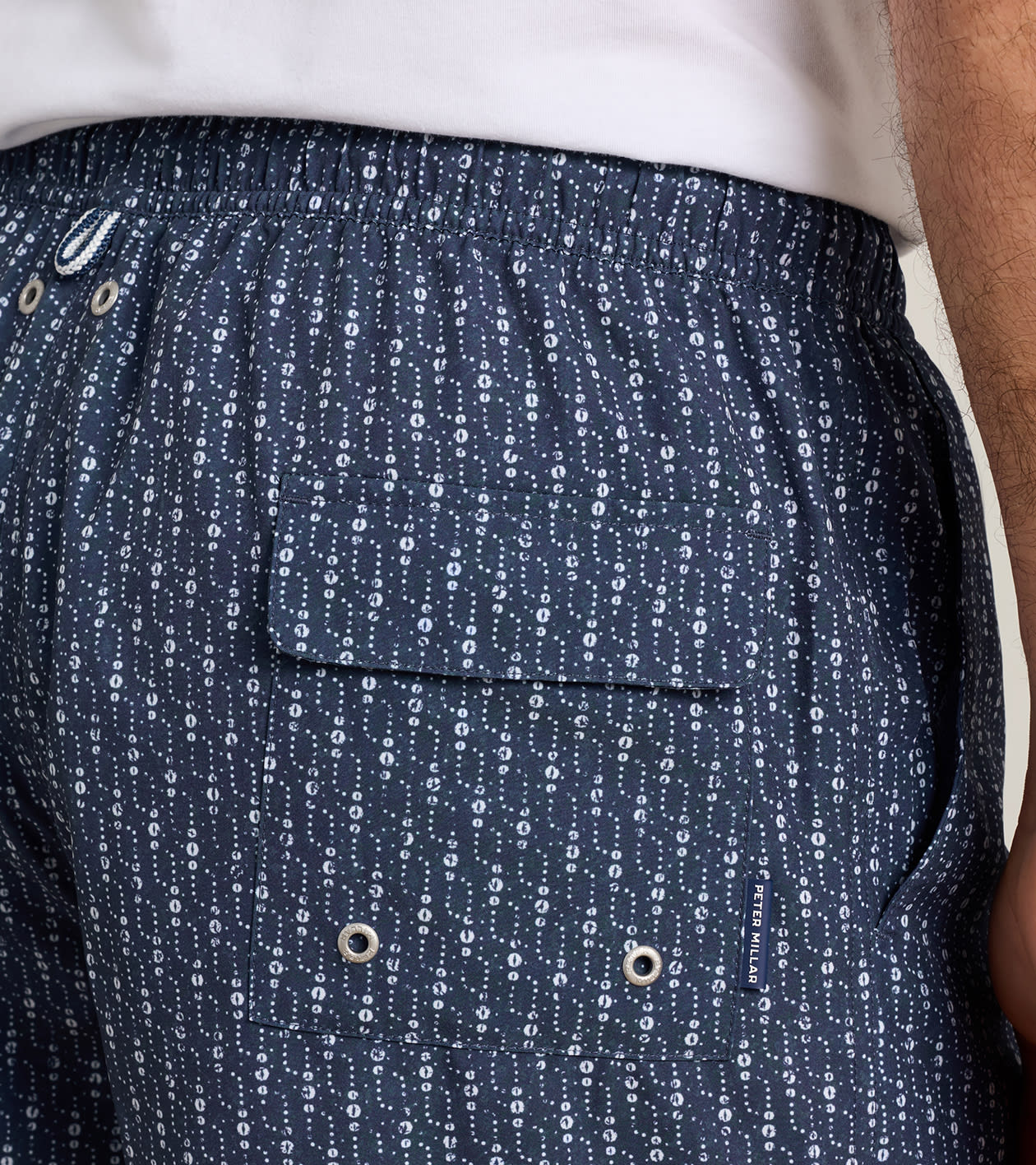 Mallorca Swim Trunk in Navy - Alternate Image 4