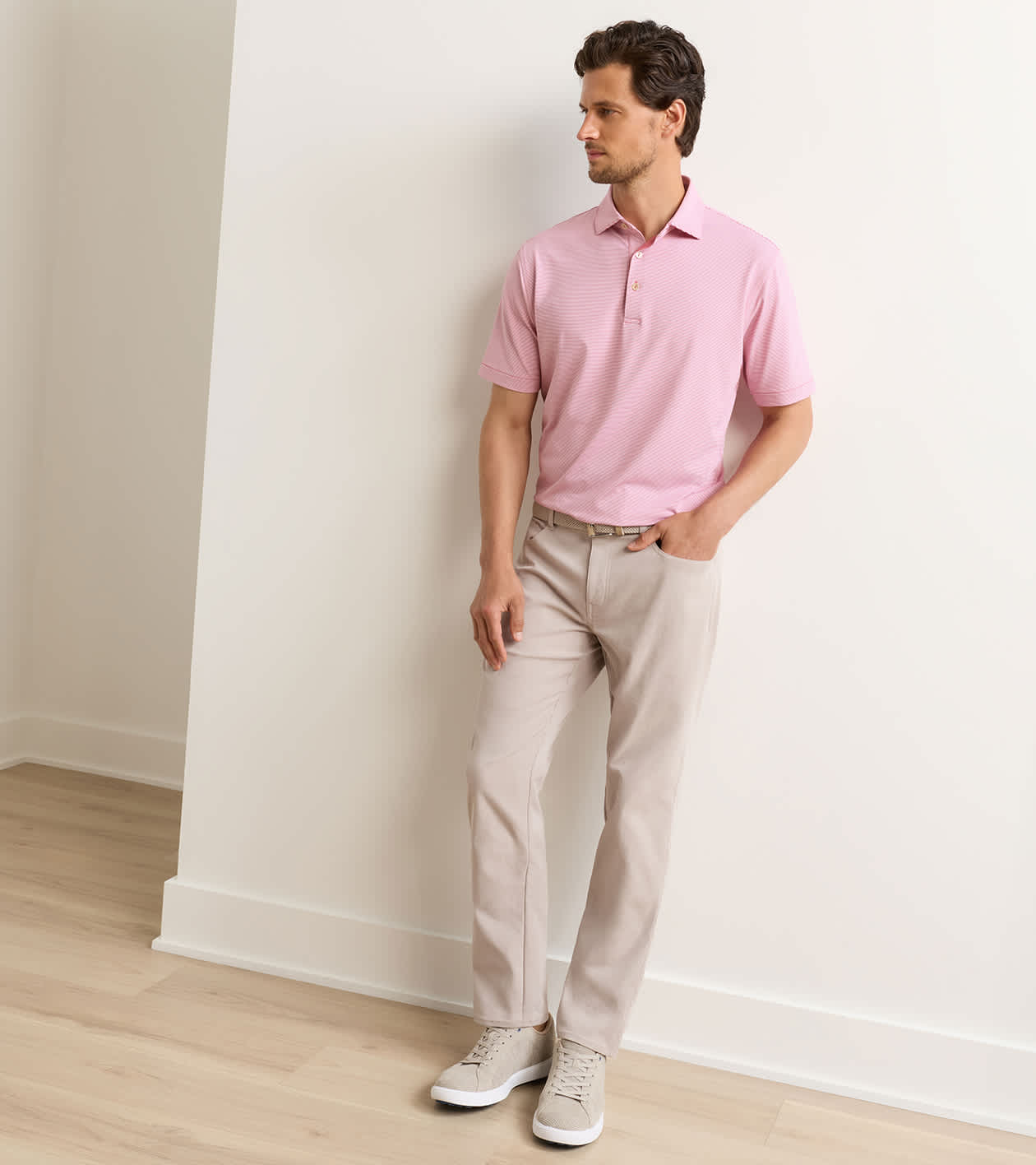 eb66 Performance Five-Pocket Trouser in Khaki - Alternate Image 1