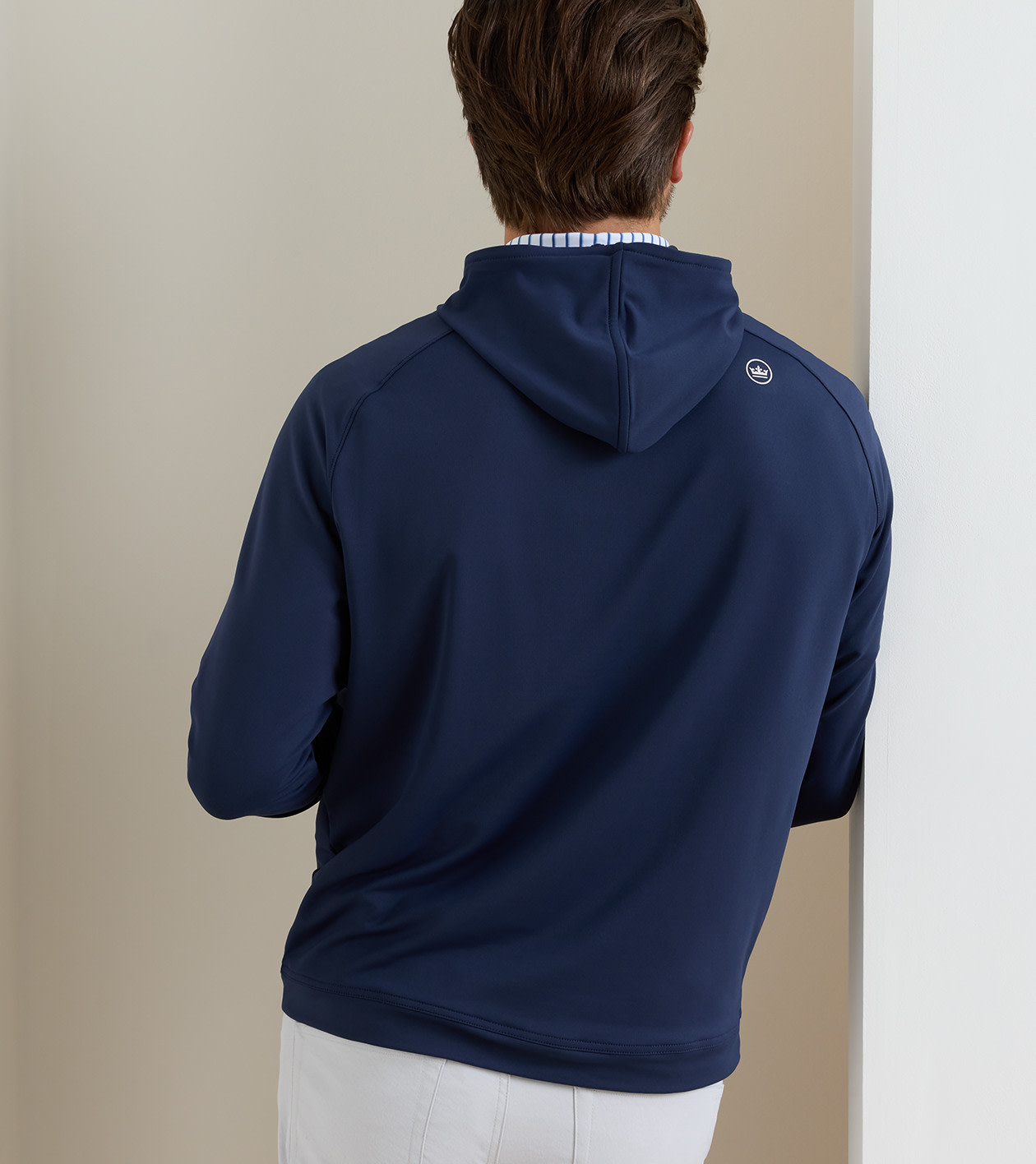 Pine Performance Hoodie in Navy - Alternate Image 2