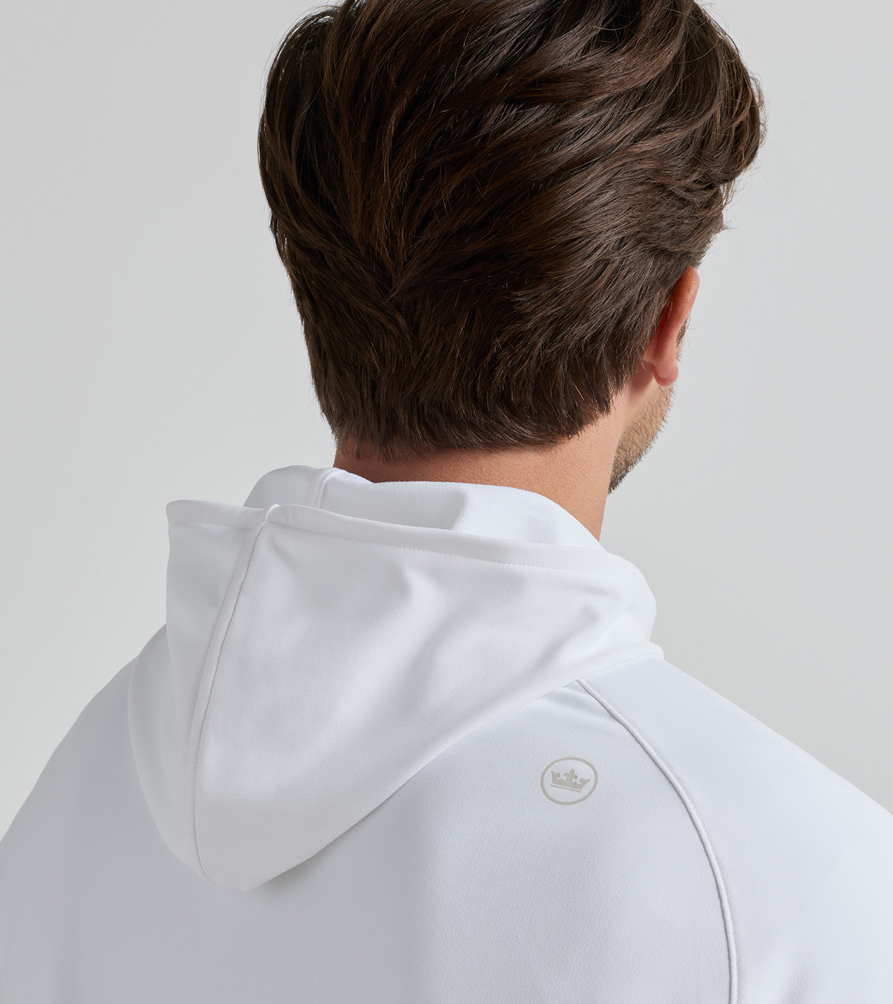 Pine Performance Hoodie in White - Alternate Image 3