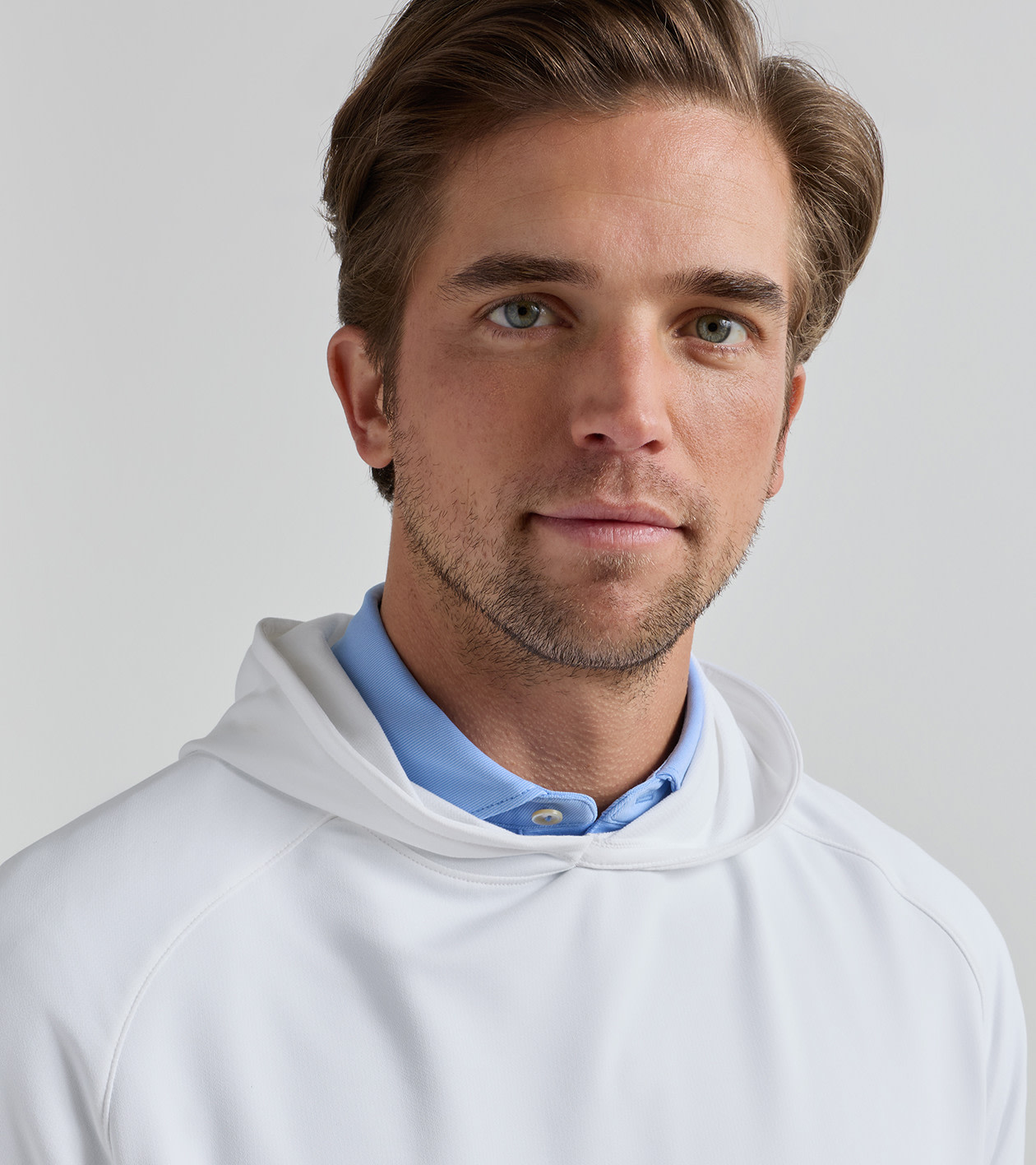 Pine Performance Hoodie in White - Alternate Image 4
