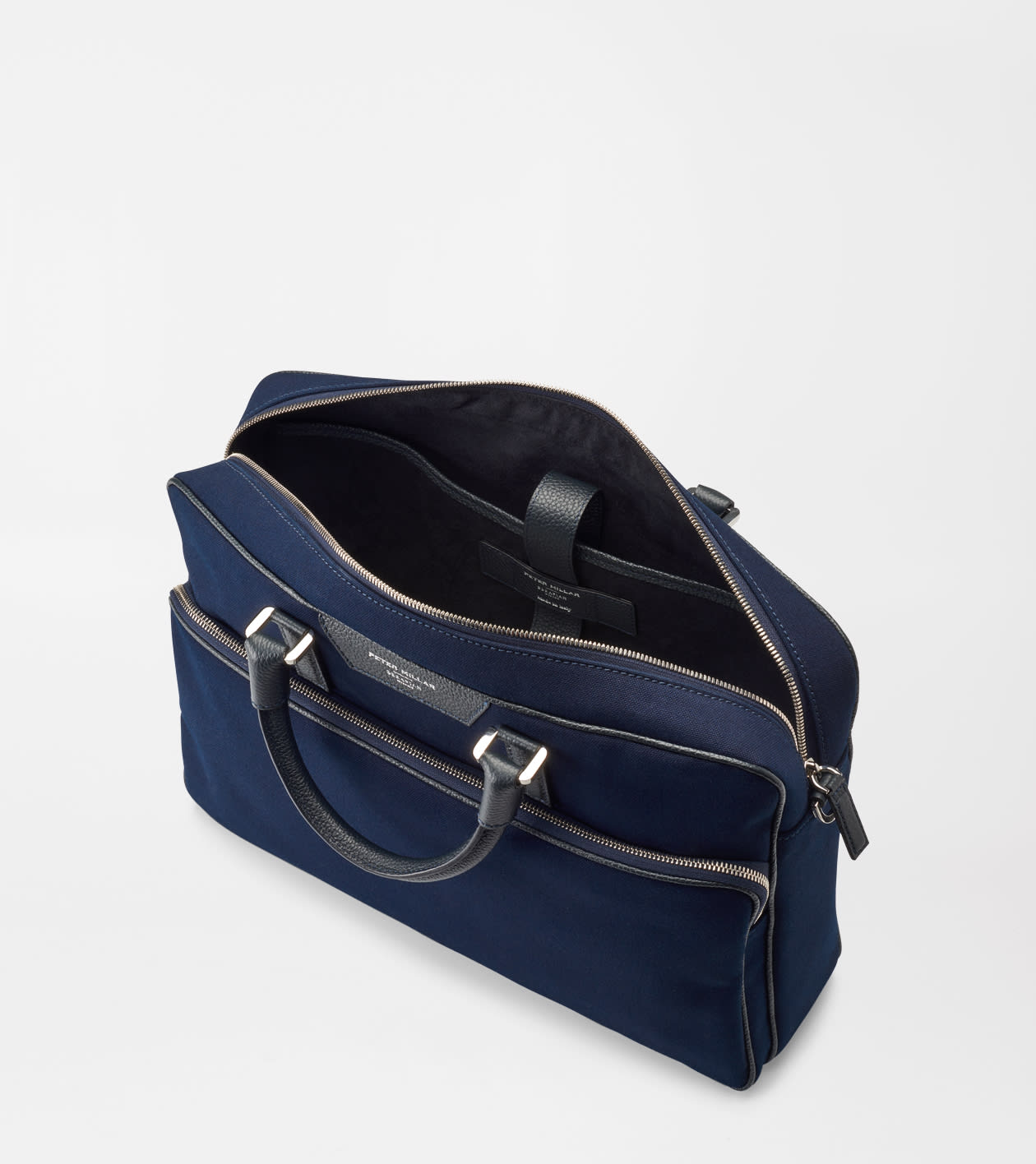 Peter Millar X Serapian Briefcase in Navy - Alternate Image 3