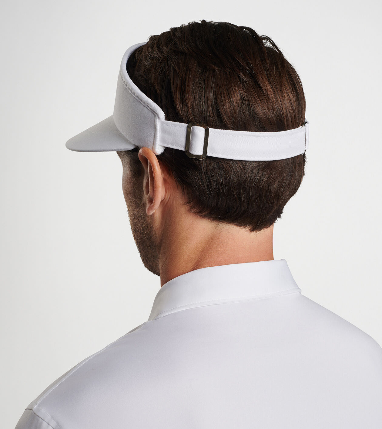 Peter Millar Crown Crest Tour Visor in White - Alternate Image 3