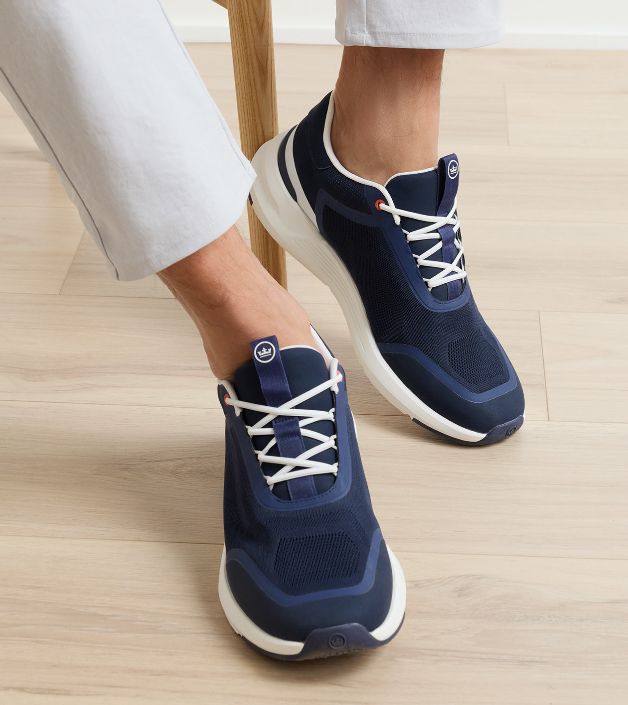 Camberfly Sneaker in Navy - Alternate Image 1