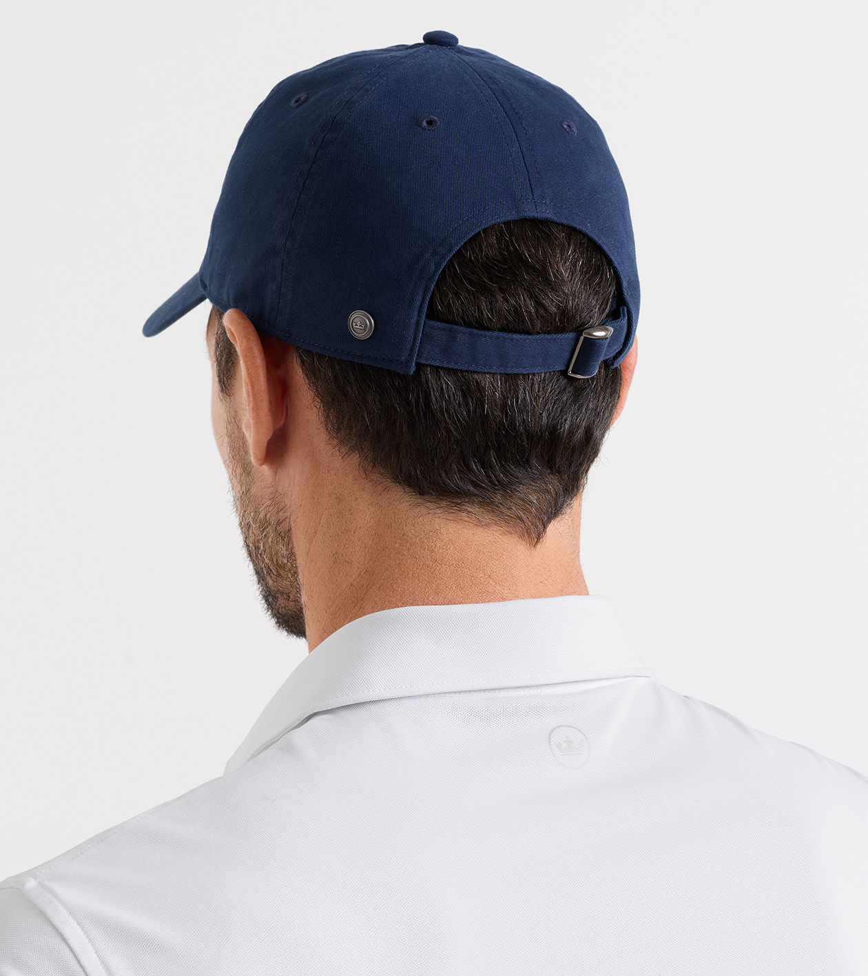 Whitaker Washed Twill Hat in Navy - Alternate Image 2