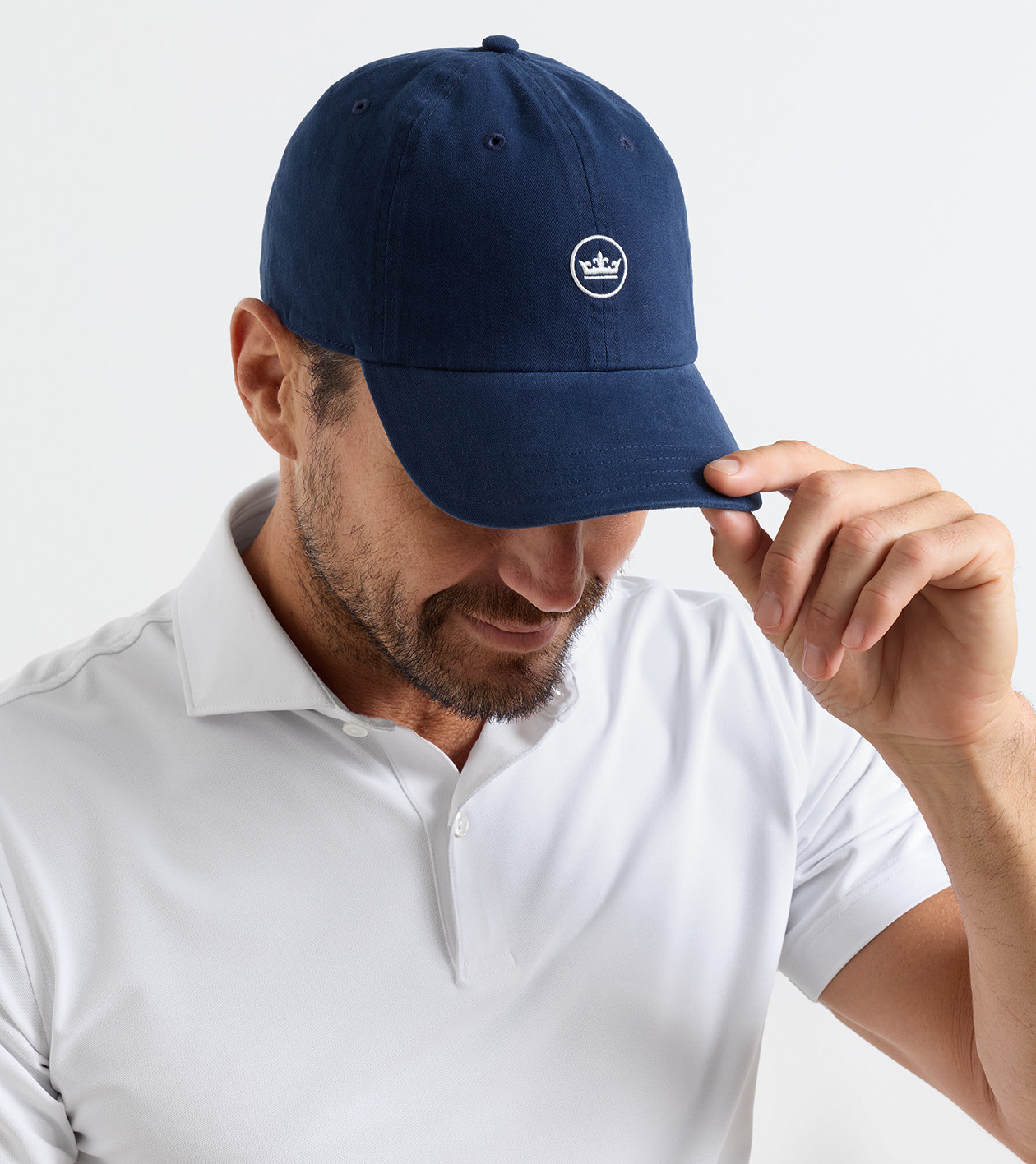 Whitaker Washed Twill Hat in Navy - Alternate Image 3
