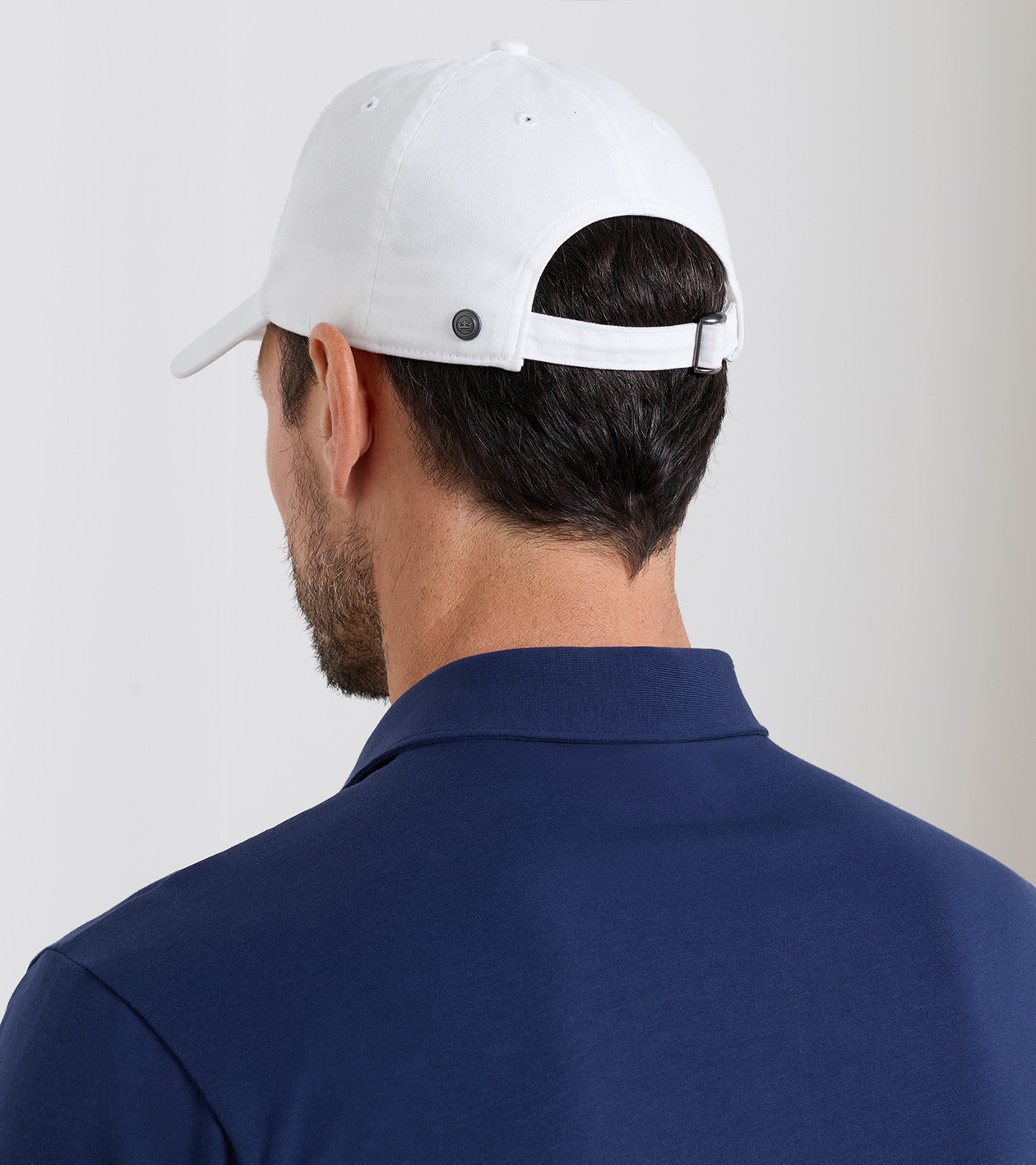 Whitaker Washed Twill Hat in White - Alternate Image 2