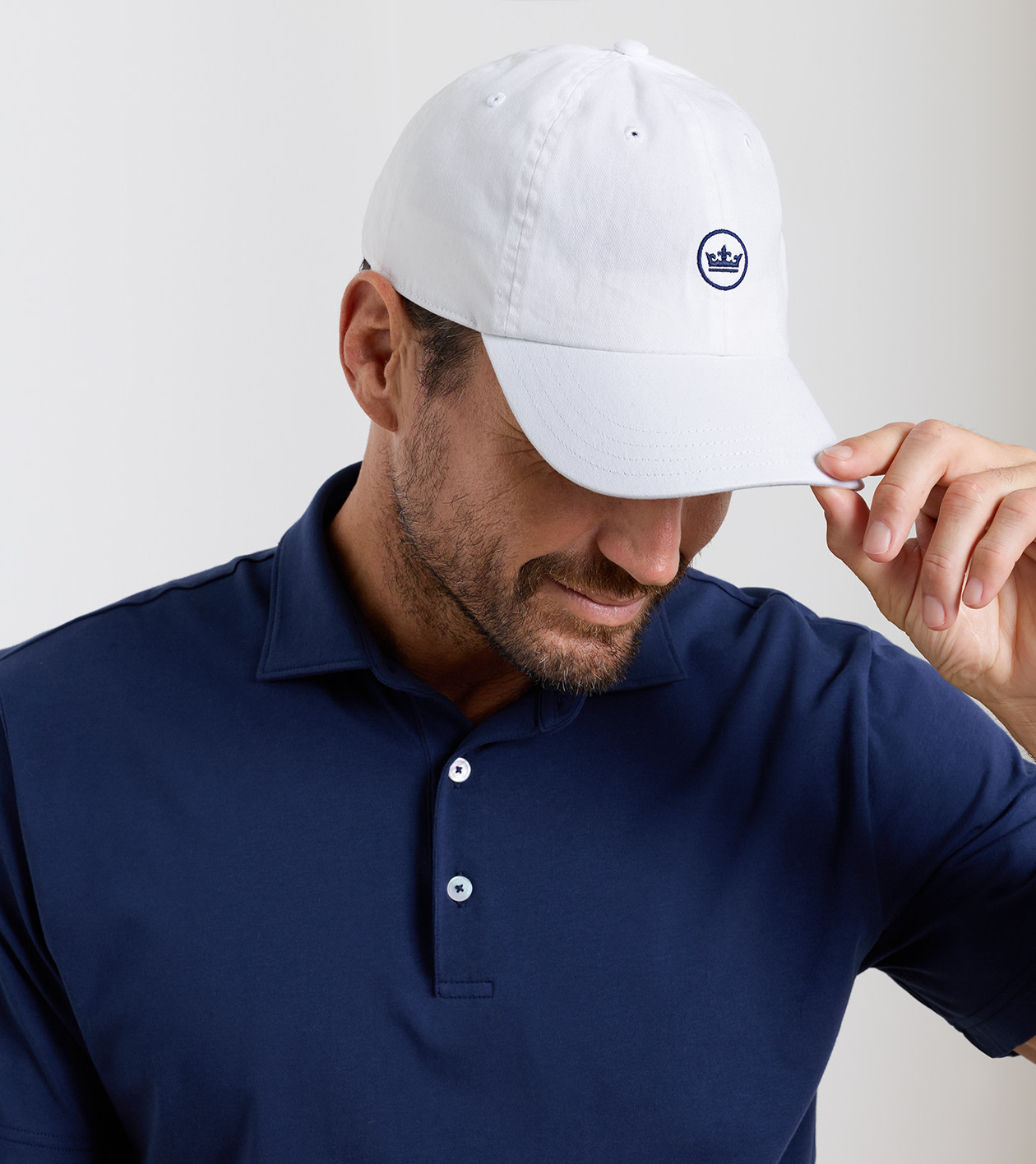 Whitaker Washed Twill Hat in White - Alternate Image 3
