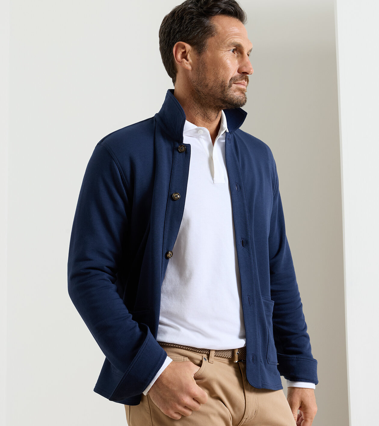 Oasis Chore Coat in Navy - Alternate Image 1