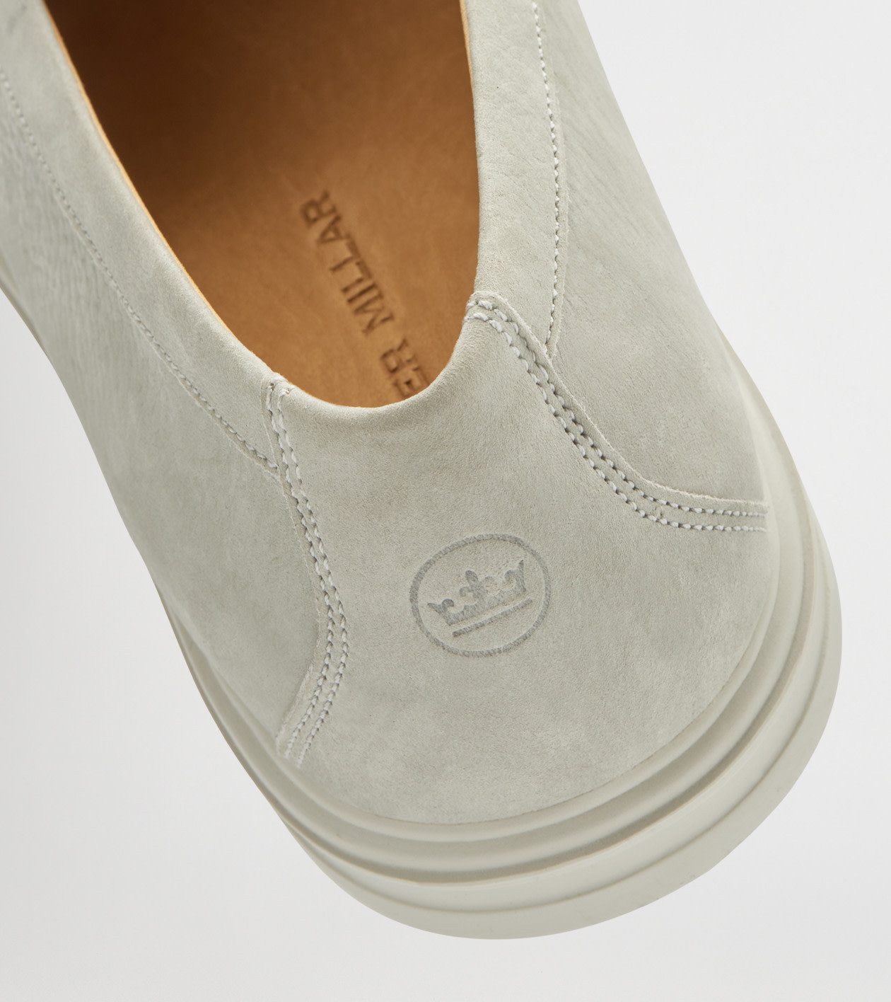Excursionist Nubuck Venetian Loafer in Pearl Grey - Alternate Image 4