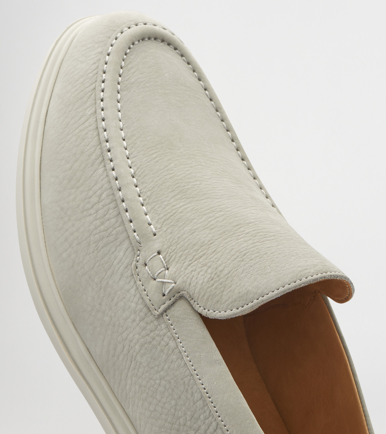 Excursionist Nubuck Venetian Loafer in Pearl Grey - Alternate Image 5