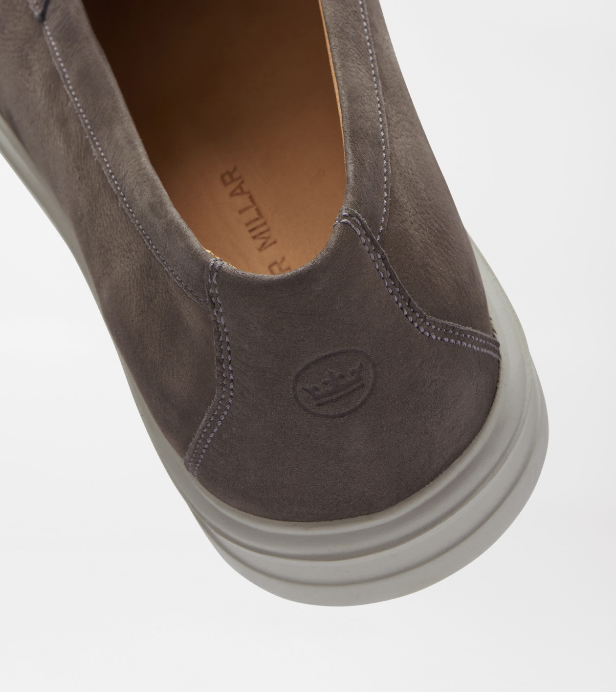 Excursionist Nubuck Venetian Loafer in Smoke - Alternate Image 4