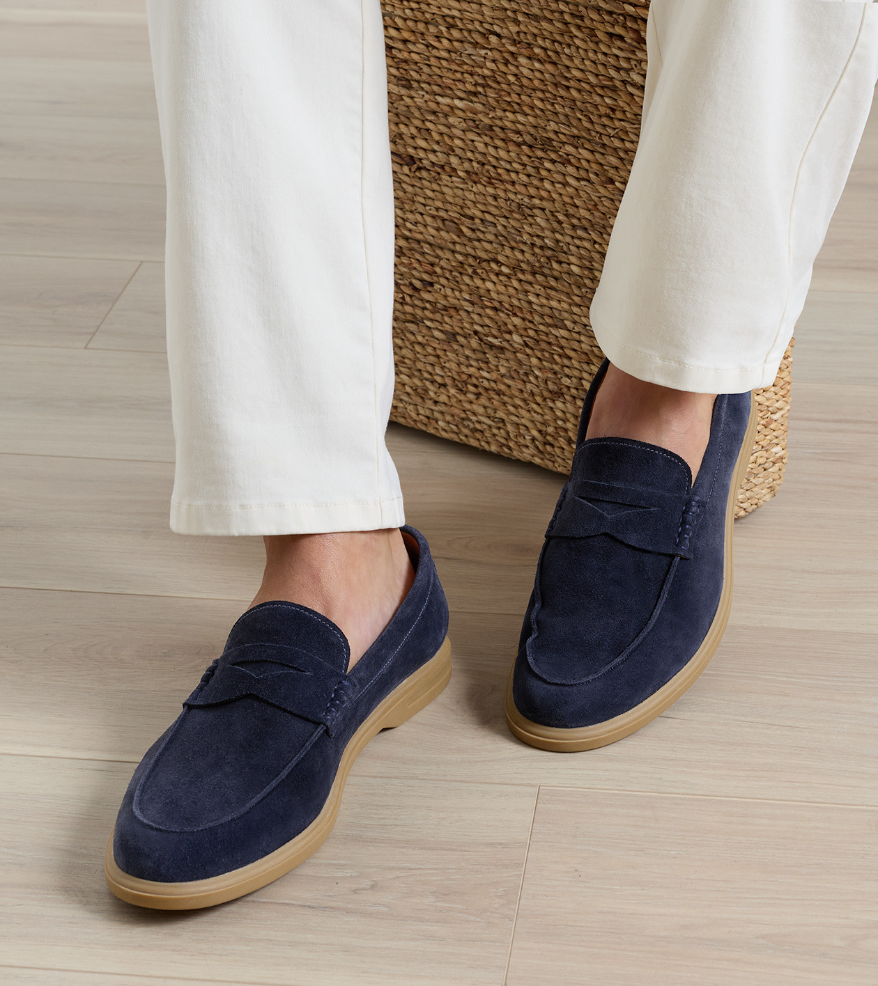 Excursionist Penny Loafer in Dark Navy - Alternate Image 1